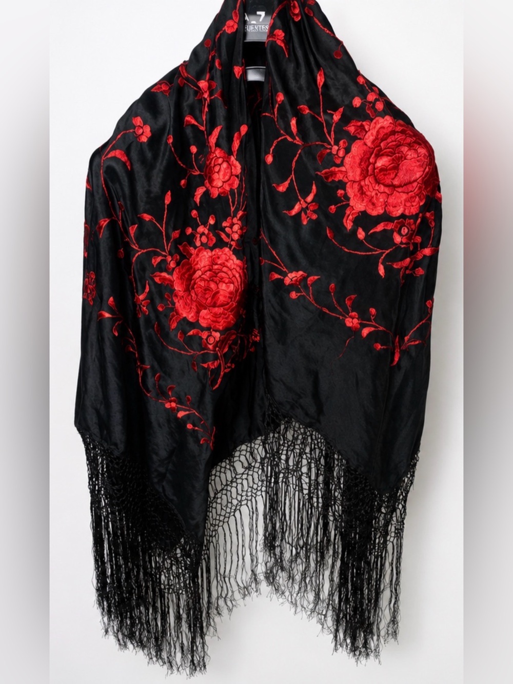 Black & Red Piano Shawl